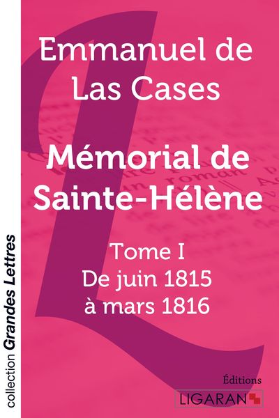 Produktbild: M&eacute;morial de Sainte-H&eacute;l&egrave;ne - Tome 1 (grands caract&egrave;res)