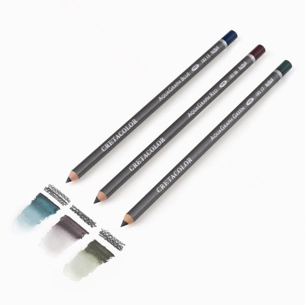 Produktbild: Cretacolor K&uuml;nstlerstifte Aquarellgraphit Pocket Set, 6er Metalletui