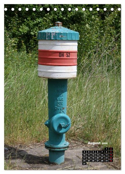Produktbild: Nostalgie Hydranten (Tischkalender 2026 DIN A5 hoch), CALVENDO Monatskalender