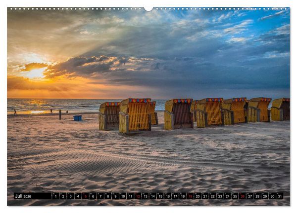 Produktbild: Egmond aan Zee - Nat&uuml;rlich (hochwertiger Premium Wandkalender 2026 DIN A2 quer), Kunstdruck in Hochglanz