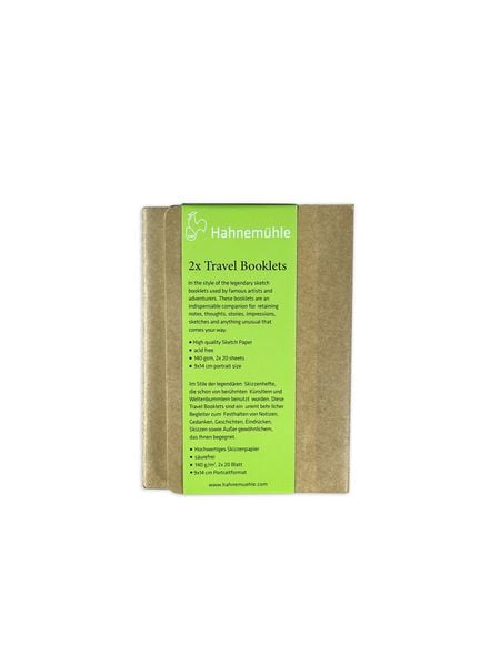 Produktbild: Hahnem&uuml;hle Papier Travel Booklets, 9 x 14 cm Hochformat, 140 g/m&sup2;