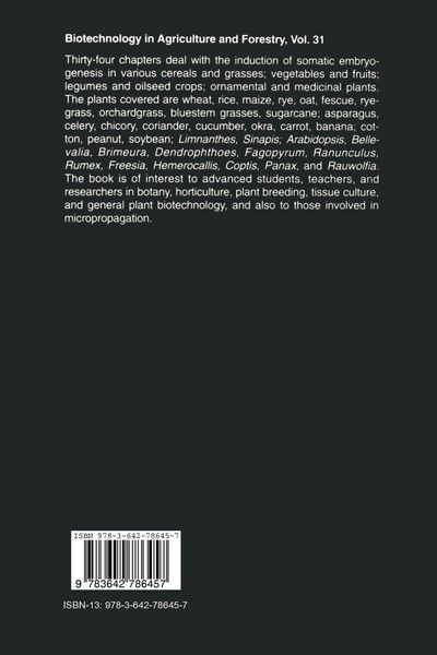Produktbild: Somatic Embryogenesis and Synthetic Seed II