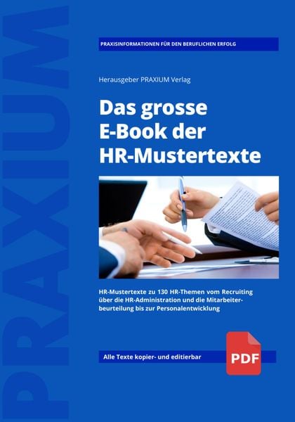 Produktbild: Das grosse E-Book der HR-Mustertexte