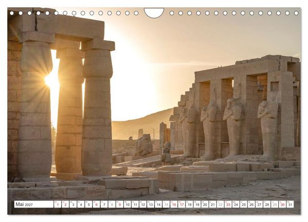 Produktbild: &Auml;gypten - Karnak, die thebanische Nekropole und Luxor (Wandkalender 2027 DIN A4 quer), CALVENDO Monatskalender