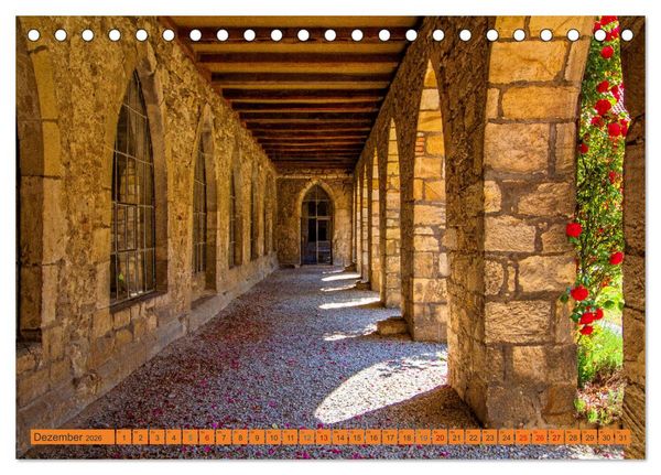 Produktbild: Das Kloster Michaelstein erleben &ndash; Ehemalige Zisterzienser &ndash; Abtei in Blankenburg am Harz (Tischkalender 2026 DIN A5 quer), CALVENDO Monatskalender