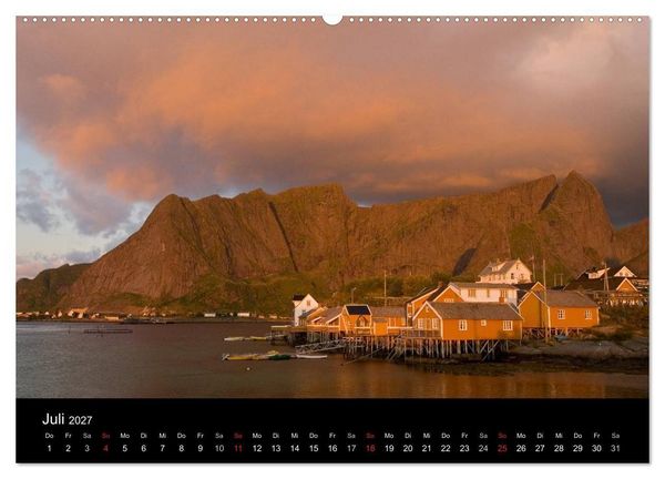 Produktbild: Norwegen (hochwertiger Premium Wandkalender 2027 DIN A2 quer), Kunstdruck in Hochglanz