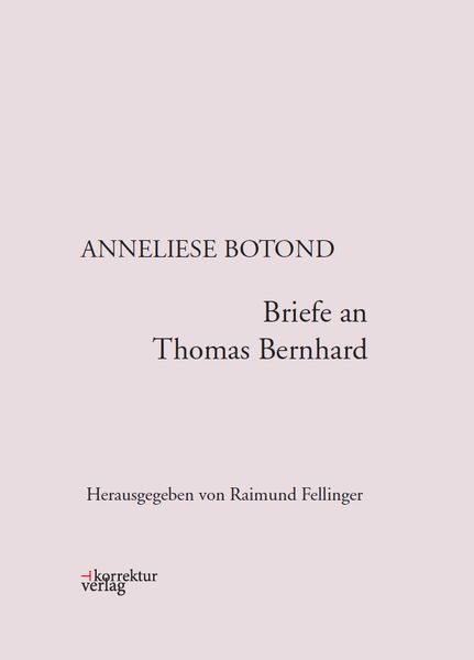 Produktbild: Briefe an Thomas Bernhard