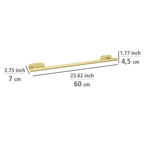 Produktbild: Turbo-Loc&reg; Badetuchstange Uno Mod. Orea Gold, 60 cm, Befestigen ohne bohren