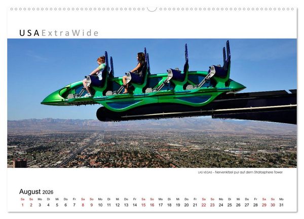 Produktbild: Impressionen aus LAS VEGAS (Wandkalender 2026 DIN A2 quer), CALVENDO Monatskalender