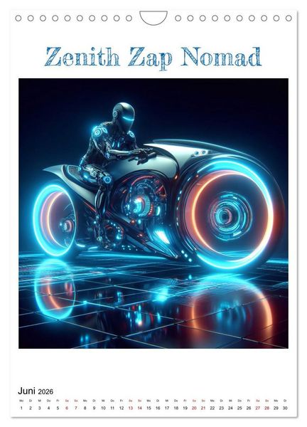 Produktbild: Motorr&auml;der der Zukunft (Wandkalender 2026 DIN A4 hoch), CALVENDO Monatskalender