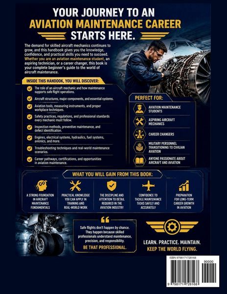 Produktbild: AIRCRAFT MECHANIC HANDBOOK FOR BEGINNERS