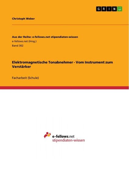 Produktbild: Elektromagnetische Tonabnehmer - Vom Instrument zum Verst&auml;rker