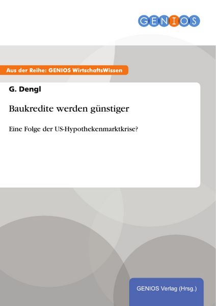 Produktbild: Baukredite werden g&uuml;nstiger