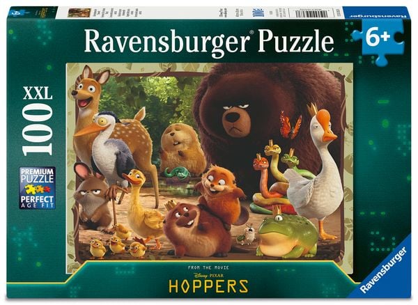 Produktbild: Kinderpuzzle 100 XXL Teile - Geheimnisse der Tierwelt