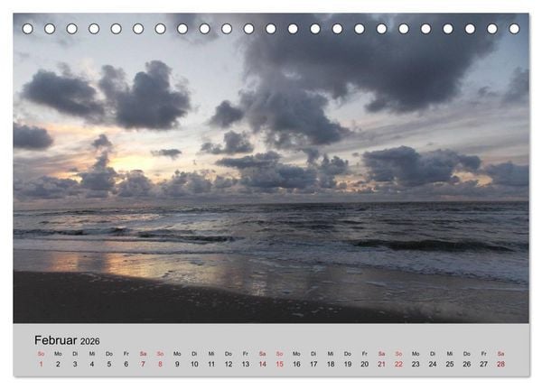 Produktbild: Blicke hinaus aufs Meer (Tischkalender 2026 DIN A5 quer), CALVENDO Monatskalender