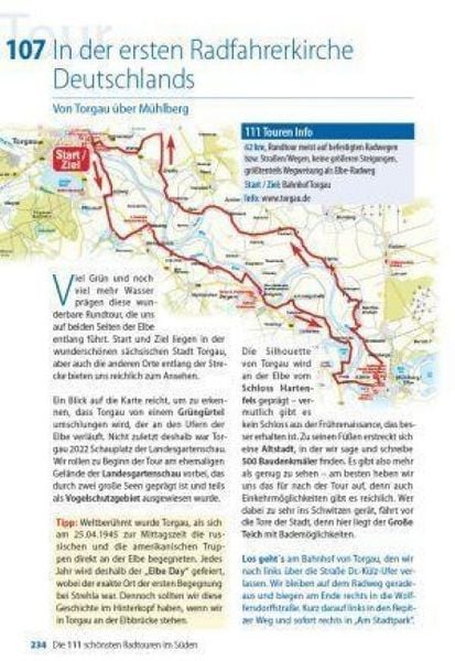 Produktbild: BVA Die 111 sch&ouml;nsten Radtouren in Deutschlands S&uuml;den