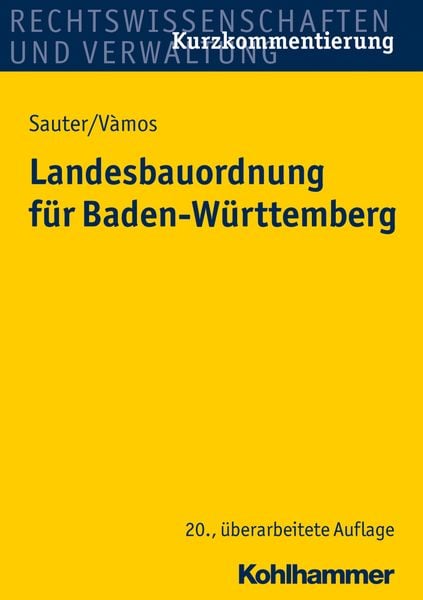 Produktbild: Landesbauordnung f&uuml;r Baden-W&uuml;rttemberg