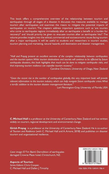 Produktbild: Tourism and Earthquakes