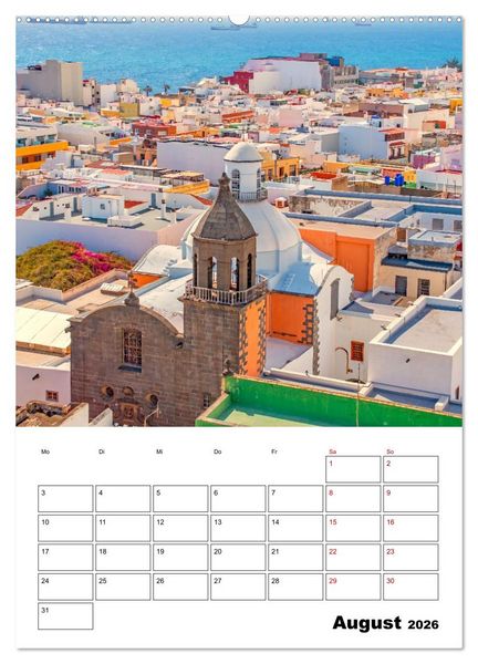 Produktbild: Las Palmas - ein traumhaftes Reiseziel (Wandkalender 2026 DIN A2 hoch), CALVENDO Monatskalender