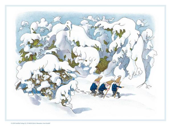 Produktbild: Kreidolf, E: Gnomes in the Snow Advent Calendar