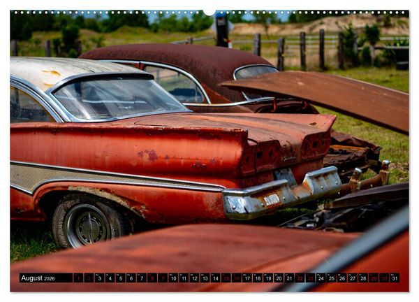 Produktbild: Memories of American Cars (Wandkalender 2026 DIN A2 quer), CALVENDO Monatskalender