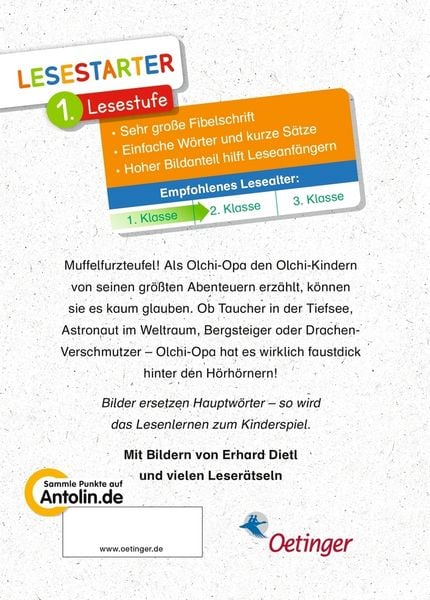 Produktbild: Die Olchis. Olchi-Opas kr&ouml;tigste Abenteuer