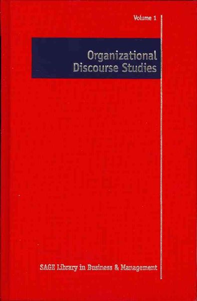 Produktbild: Organizational Discourse Studies