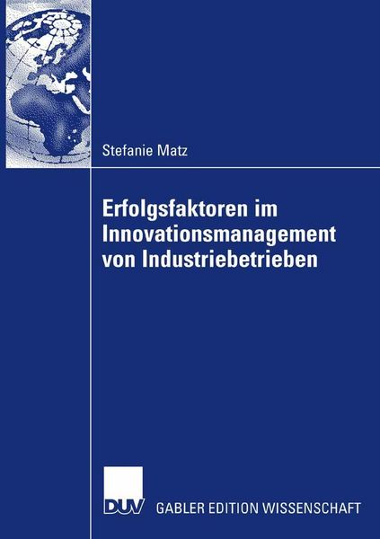 Produktbild: Erfolgsfaktoren im Innovationsmanagement von Industriebetrieben
