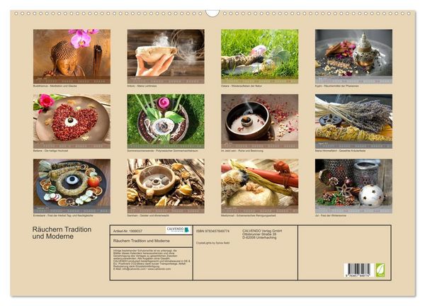 Produktbild: R&auml;uchern Tradition und Moderne (Wandkalender 2026 DIN A2 quer), CALVENDO Monatskalender