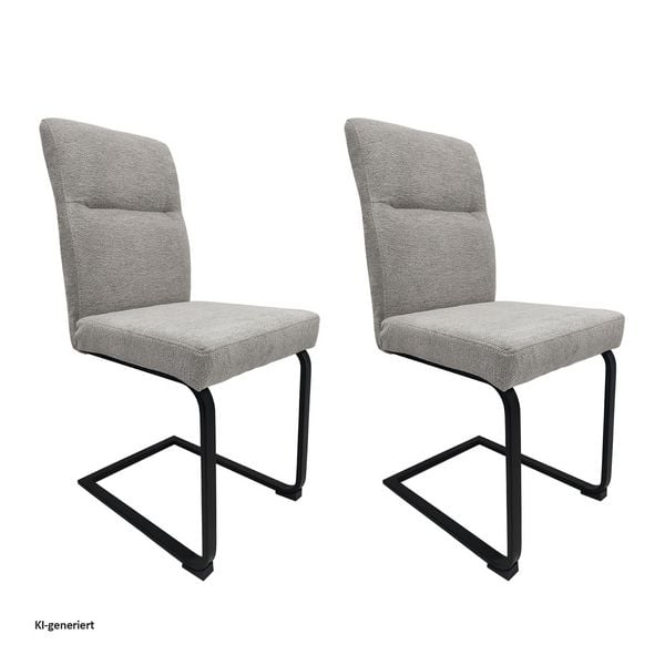 Produktbild: HTI-Living Schwingstuhl Liron Grau 2er-Set Schwingstuhl Liron Grau 2er-Set
