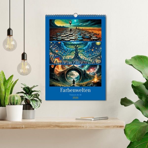 Produktbild: Farbenwelten (Wandkalender 2026 DIN A3 hoch), CALVENDO Monatskalender