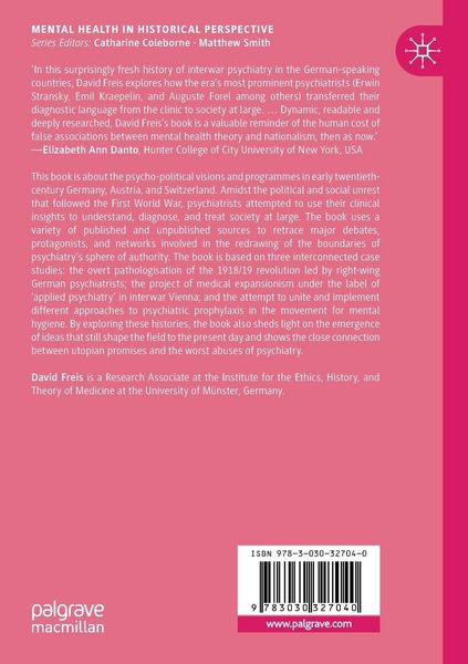 Produktbild: Psycho-Politics between the World Wars