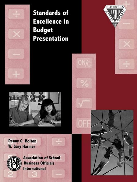 Produktbild: Standards of Excellence in Budget Presentation