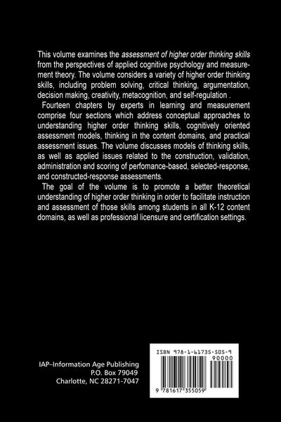 Produktbild: Assessment of Higher Order Thinking Skills