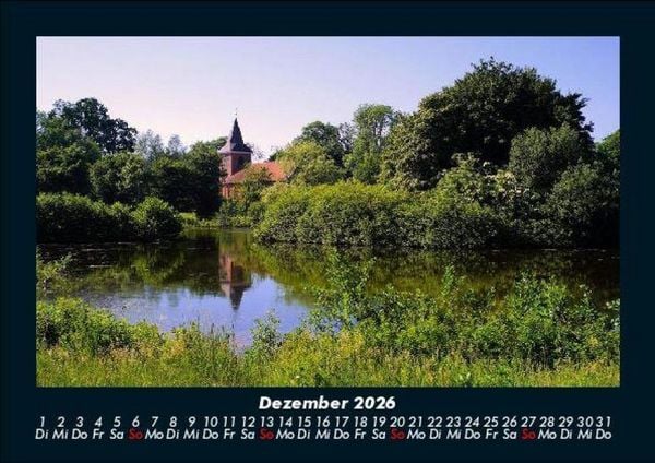 Produktbild: Landschaftskalender 2026 Fotokalender DIN A5