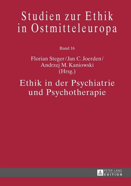 Produktbild: Ethik in der Psychiatrie und Psychotherapie