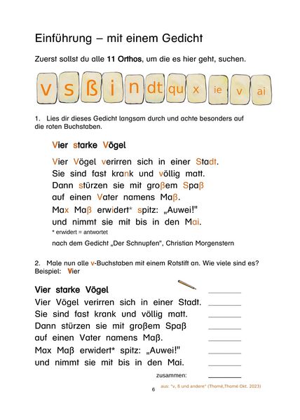 Produktbild: V, &szlig; und andere