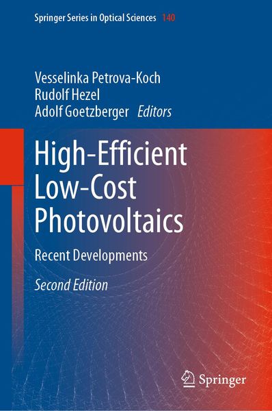 Produktbild: High-Efficient Low-Cost Photovoltaics