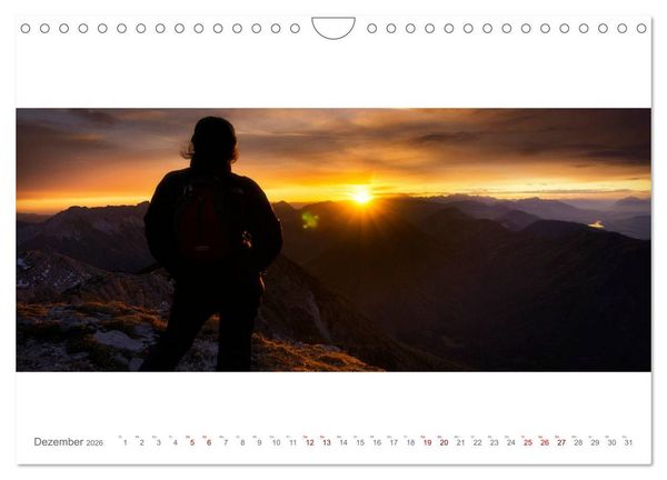 Produktbild: BergBlicke! (Wandkalender 2026 DIN A4 quer), CALVENDO Monatskalender