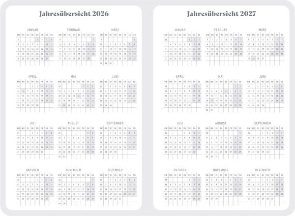 Produktbild: Wochenkalender 2027 - Purple