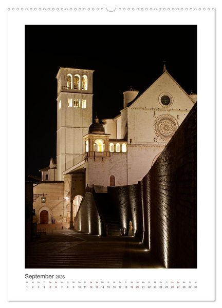 Produktbild: Assisi - Die Stadt zweier gro&szlig;er Heiliger (Wandkalender 2026 DIN A2 hoch), CALVENDO Monatskalender