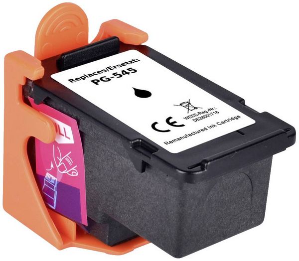 Produktbild: Renkforce Druckerpatrone ersetzt Canon PG-545PGBK XL Kompatibel Schwarz RF-5655908