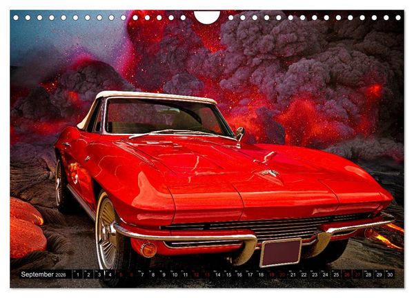 Produktbild: American Classic Cars (Wandkalender 2026 DIN A4 quer), CALVENDO Monatskalender