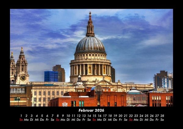 Produktbild: London 2026 Fotokalender DIN A3
