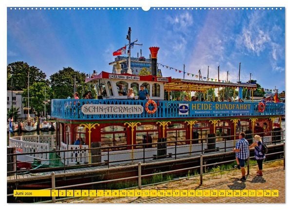 Produktbild: Seebad Warnem&uuml;nde - Sehnsuchtsort an der Ostsee (hochwertiger Premium Wandkalender 2026 DIN A2 quer), Kunstdruck in Hochglanz
