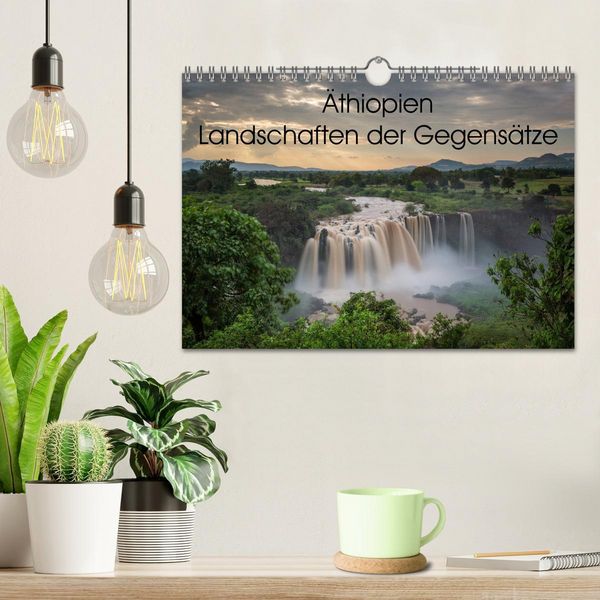 Produktbild: &Auml;thiopien Landschaften der Gegens&auml;tze (Wandkalender 2026 DIN A4 quer), CALVENDO Monatskalender