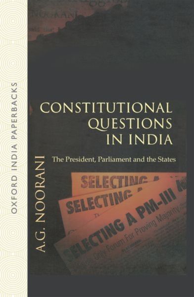 Produktbild: Noorani, A: Constitutional Questions in India