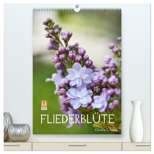 Produktbild: Fliederbl&uuml;te (hochwertiger Premium Wandkalender 2026 DIN A2 hoch), Kunstdruck in Hochglanz