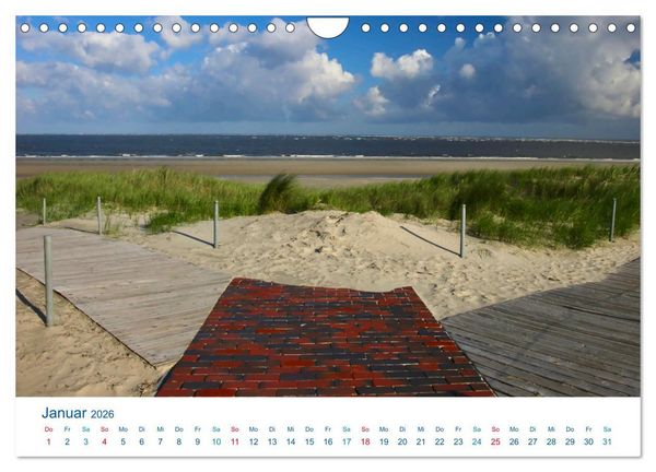 Produktbild: Langeoog 2026. Impressionen zwischen Hafen und Ostende (Wandkalender 2026 DIN A4 quer), CALVENDO Monatskalender