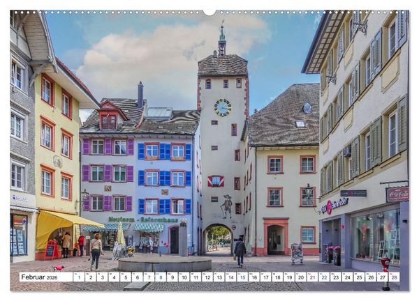 Produktbild: Waldshut - schmuckes Hochrhein St&auml;dtle (hochwertiger Premium Wandkalender 2026 DIN A2 quer), Kunstdruck in Hochglanz